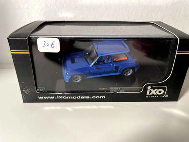 Voitures Miniatures Renault 5 Turbo bleue de 1982 (IXO) - Bernard Miniatures