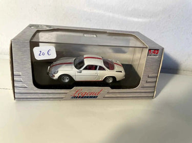 Voitures Miniatures Renault Alpine A110 blanche (avec boite en carton) - Légend Séries - Bernard Miniatures