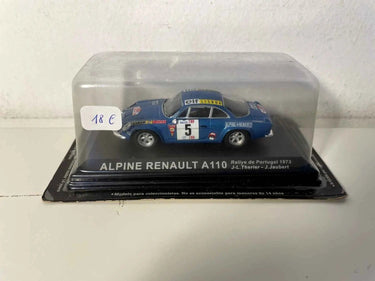 Voitures Miniatures Renault Alpine A110 - rallye du Portugal 1973 (numéro 5) - Bernard Miniatures