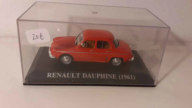 Voitures Miniatures Renault Dauphine rouge/orange de 1961 - Bernard Miniatures