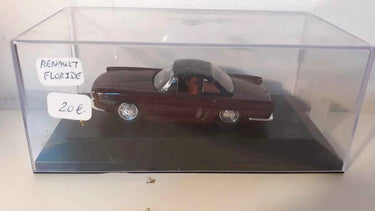 Voitures Miniatures Renault Floride marron foncé et toit noir - Bernard Miniatures