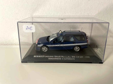 Voitures Miniatures Renault Laguna 1 break Névada RXE 2.0 16V GENDARMERIE d'autoroute de 1998 - Bernard Miniatures