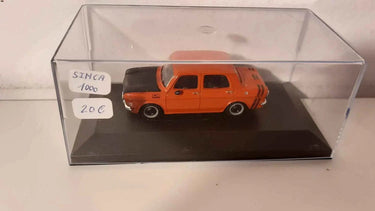 Voitures Miniatures SIMCA 1000 Rallye rouge - Bernard Miniatures