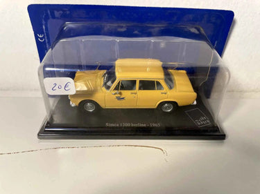 Voitures Miniatures Simca 1300 berline jaune de 1965 la Poste - PTT - Bernard Miniatures