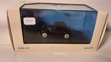 Voitures Miniatures Simca 5 noire rallye de Monté-Carlo de 1938 (Norev) - Bernard Miniatures