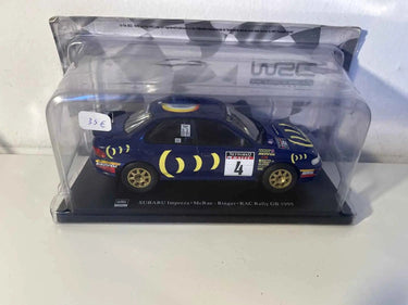 Voitures Miniatures Subaru Impreza - rallye de Grande -Bretagne de 1995 (échelle 1/24ème) - Bernard Miniatures