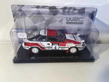 Voitures Miniatures Toyota Célica GT-4 rallye des 1000 lacs 1990 (échelle 1/24ème) - Bernard Miniatures