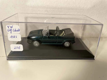Voitures Miniatures Volskwagen Golf cabriolet verte de 1983 - Bernard Miniatures