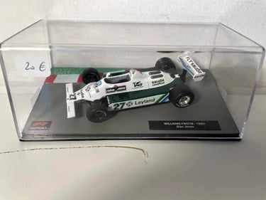 Voitures Miniatures Williams FW07B verte et blanche numéro 27 de 1980 (Formule 1) - Bernard Miniatures