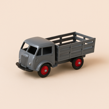Photo professionnelle de la voiture miniature Betaillere Ford Rouge Et Jaune Dinky Toys Editions Atlas - Image clean haute qualité