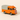 Photo professionnelle de la voiture miniature Citroen Type Hy Orange Et Bache Grise De 1968 Plateau Cabine Entretien Autoroute - Image clean haute qualité