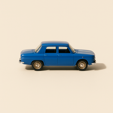 Renault 8 Gordini 1300 bleue - NOREV (boite en carton violette) - Image haute qualité