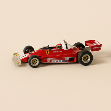 Ferrari 312T2 rouge numéro 1 - Formule 1 (Altaya) - Image haute qualité