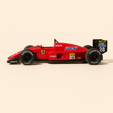 Ferrari f1-88c rougr numéro 28 de 1988 - Formule 1 (Altaya) - Image haute qualité