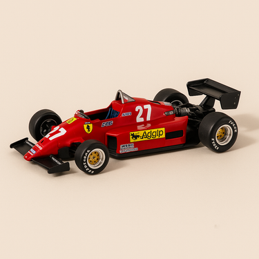 Ferrari 126 C2B rouge numéro 27 de 1983 - Formule 1 (Altaya) - Image haute qualité