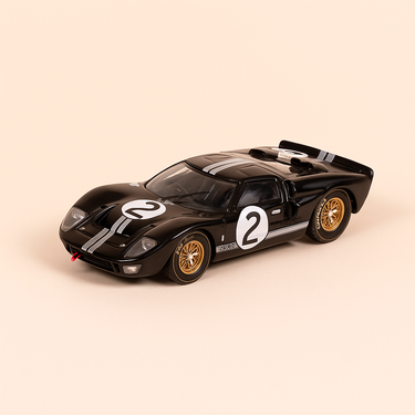 Photo professionnelle de la voiture miniature Ford Mk2 De 1966 24 Heures Du Mans - Image clean haute qualité