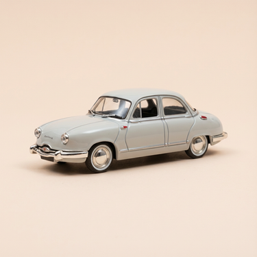 Voiture miniature - Panhard Dyna Z1 Berline grise - NOSTALGIE référence N013