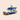 Voiture miniature - Peugeot 403 U8 bleue et blanche avec publicité LE COQ SPORTIF