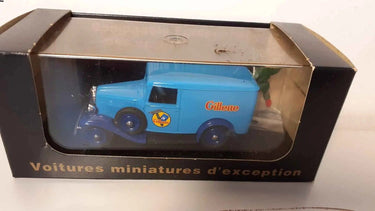 Citroën 500 Kg bleue avec publicité GILETTE Bernard Miniatures