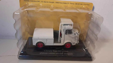 Citroën type HY blanc de 1960 - plateau cabine-service aéroport Bernard Miniatures