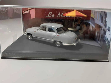 Voiture Miniature Panhard Dyna Z grise - la route bleue - Bernard Miniatures