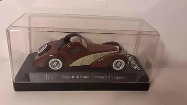 Voitures Miniatures Bugatti Atalante (concours d'élégance) marron et beige - Bernard Miniatures