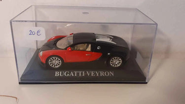 Voitures Miniatures Bugatti Veyron rouge et noire - Bernard Miniatures
