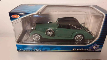 Voitures Miniatures Delage d8-120 cabriolet verte de 1939 - Bernard Miniatures
