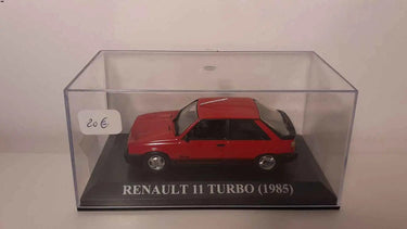 Voitures Miniatures Renault 11 turbo rouge de 1985 - Bernard Miniatures