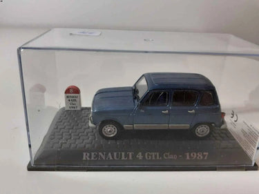 Voitures Miniatures Renault 4 GTL clan bleue de 1987 - Bernard Miniatures