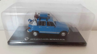 Voitures Miniatures Renault 4 GTL remouleur bleue - Bernard Miniatures