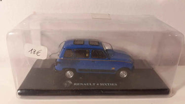 Voitures Miniatures Renault 4 bleue des Sixties - Bernard Miniatures