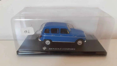 Voitures Miniatures Renault 4 export bleue - Bernard Miniatures