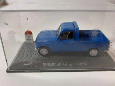 Voitures Miniatures Renault 4 pick-up bleue de 1979 - Bernard Miniatures