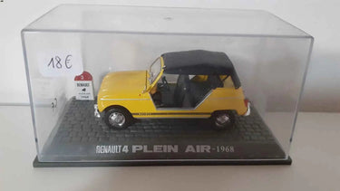 Voitures Miniatures Renault 4 plein air jaune de 1968 - Bernard Miniatures