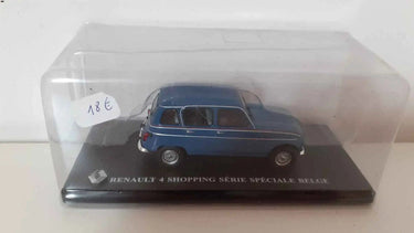 Voitures Miniatures Renault 4 shopping série spéciale belge bleue - Bernard Miniatures