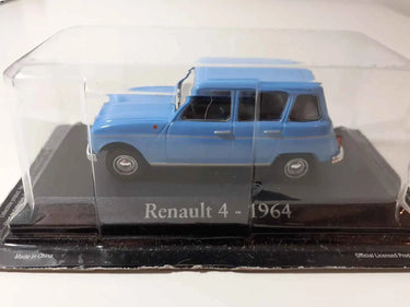 Voitures Miniatures Renault 4L bleue claire de 1964 - Bernard Miniatures