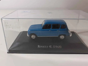 Voitures Miniatures Renault 4L bleue de 1968 - Bernard Miniatures