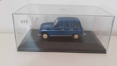 Voitures Miniatures Renault 4L bleue foncée - Bernard Miniatures