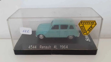 Voitures Miniatures Renault 4L bleue/verte de 1964 - Bernard Miniatures