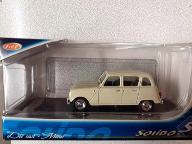 Voitures Miniatures Renault 4L crème de 1964 - Bernard Miniatures
