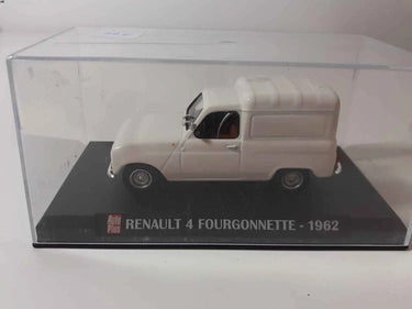 Voitures Miniatures Renault 4L fourgonnette blanche de 1962 - Bernard Miniatures