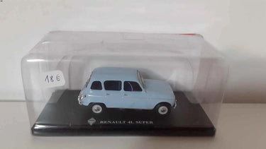Voitures Miniatures Renault 4L super bleue claire - Bernard Miniatures
