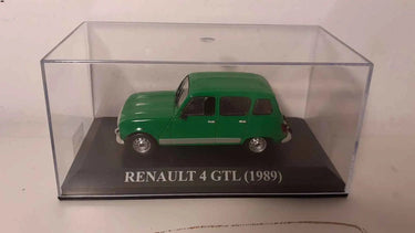 Voitures Miniatures Renault 4L verte GTL de 1989 - Bernard Miniatures