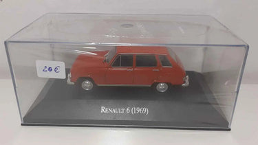 Voitures Miniatures Renault 6 rouge de 1969 - Bernard Miniatures