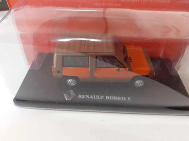 Voitures Miniatures Renault Rodéo 5 orange et toit marron - Bernard Miniatures