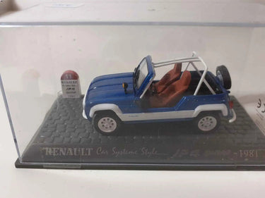 Voitures Miniatures Renault car système style JP4 bleue de 1981 - Bernard Miniatures