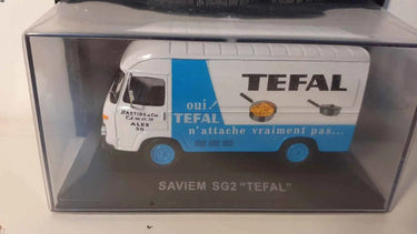 Voitures Miniatures Saviem SG2 avec la publicité TEFAL - Bernard Miniatures