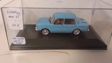 Voitures Miniatures Simca 1000 GL bleue de 1964 - Bernard Miniatures