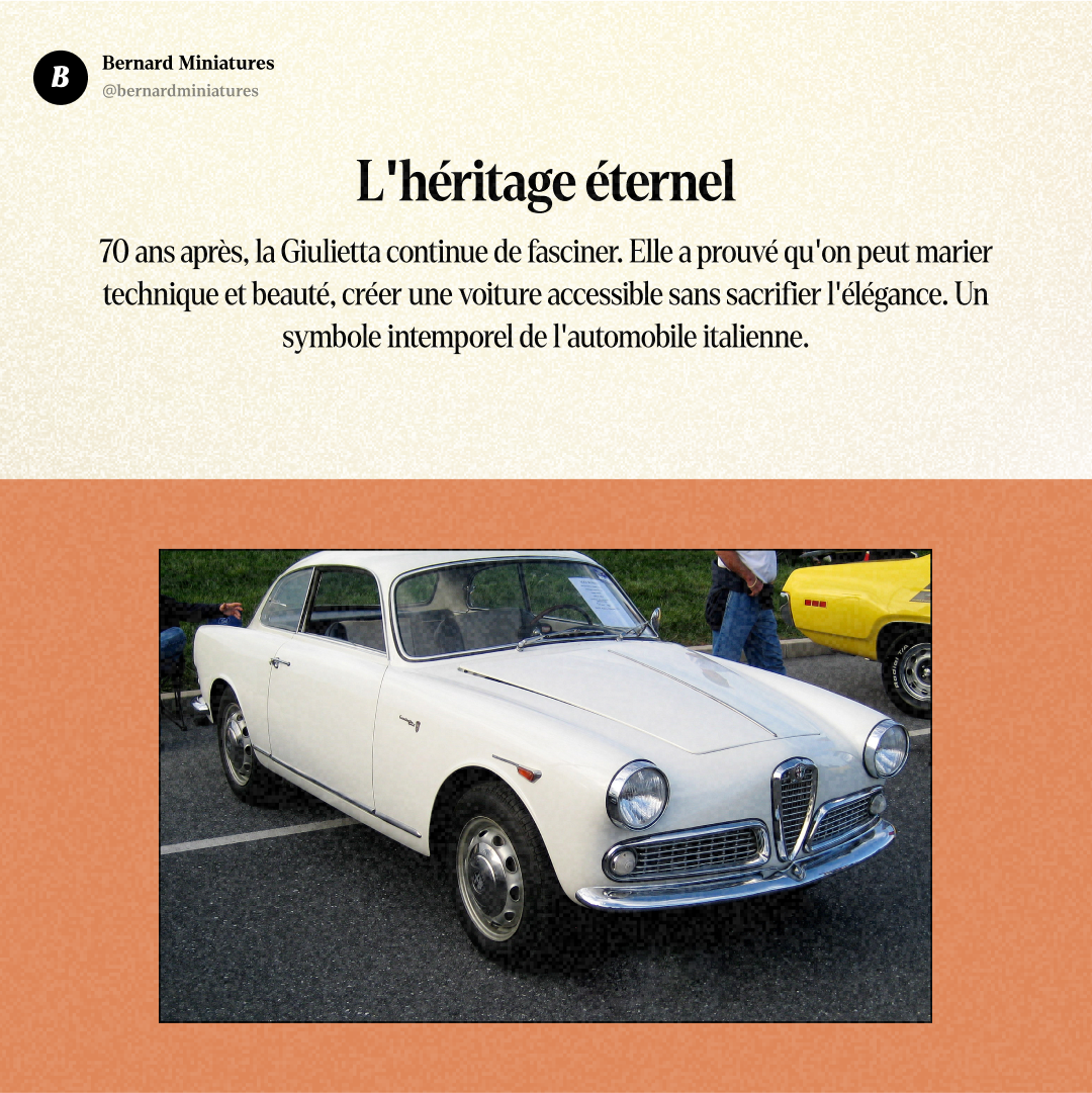 Alfa Romeo GIULIETTA : L'ex-prisonnier qui dessinait des robes - Slide 13